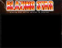 Tablet Screenshot of blazing-stars.com